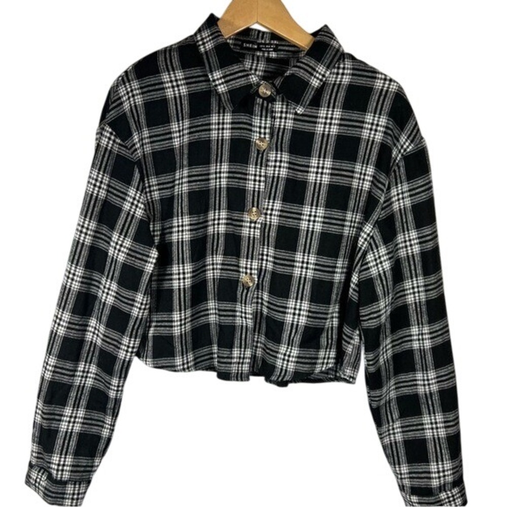 SHEIN Plaid top‎ Size XL